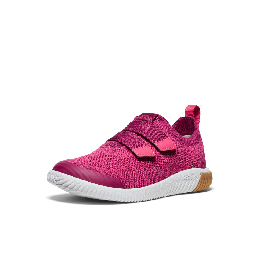 Little Kids' KNX Knit Double Strap | Beaujolais/Raspberry - Image 3