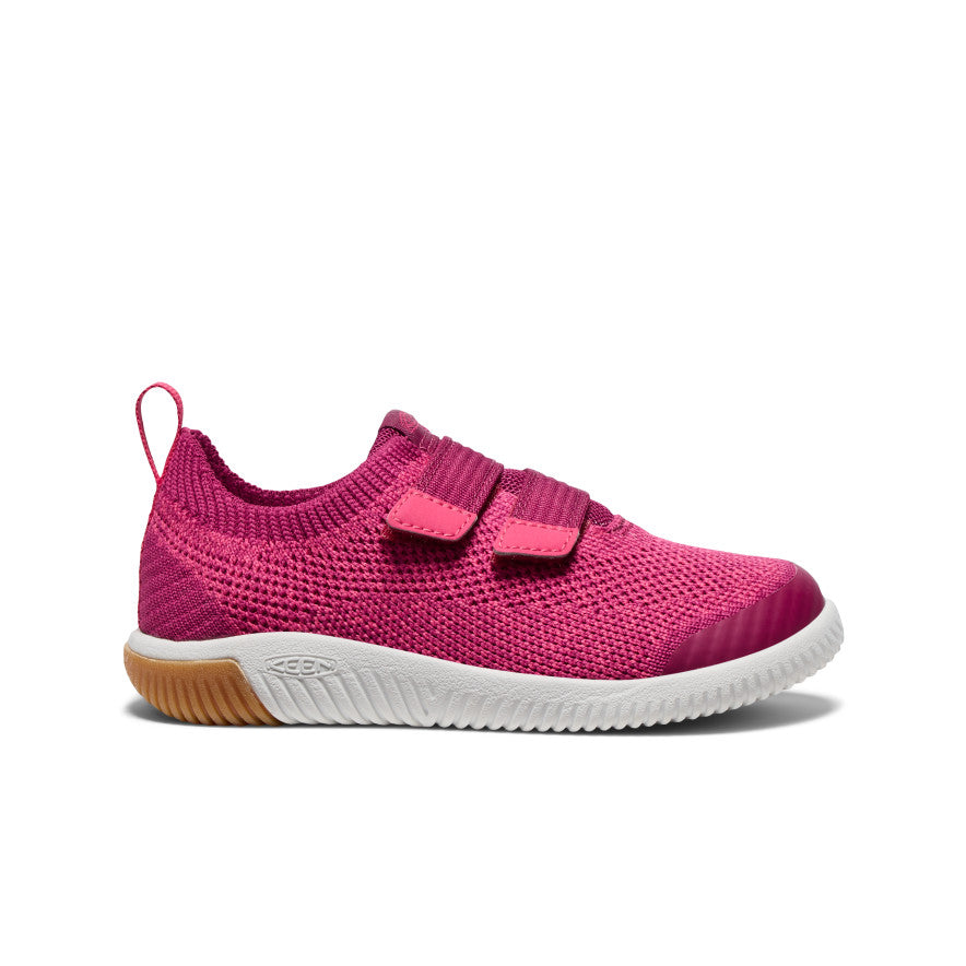 Little Kids' KNX Knit Double Strap | Beaujolais/Raspberry