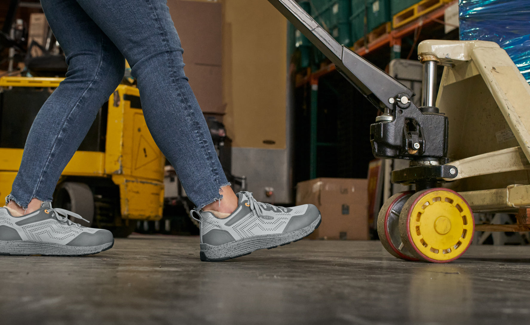 Women's Sparta 2 ESD (Aluminum Toe) | Drizzle/Papaya - Image 7