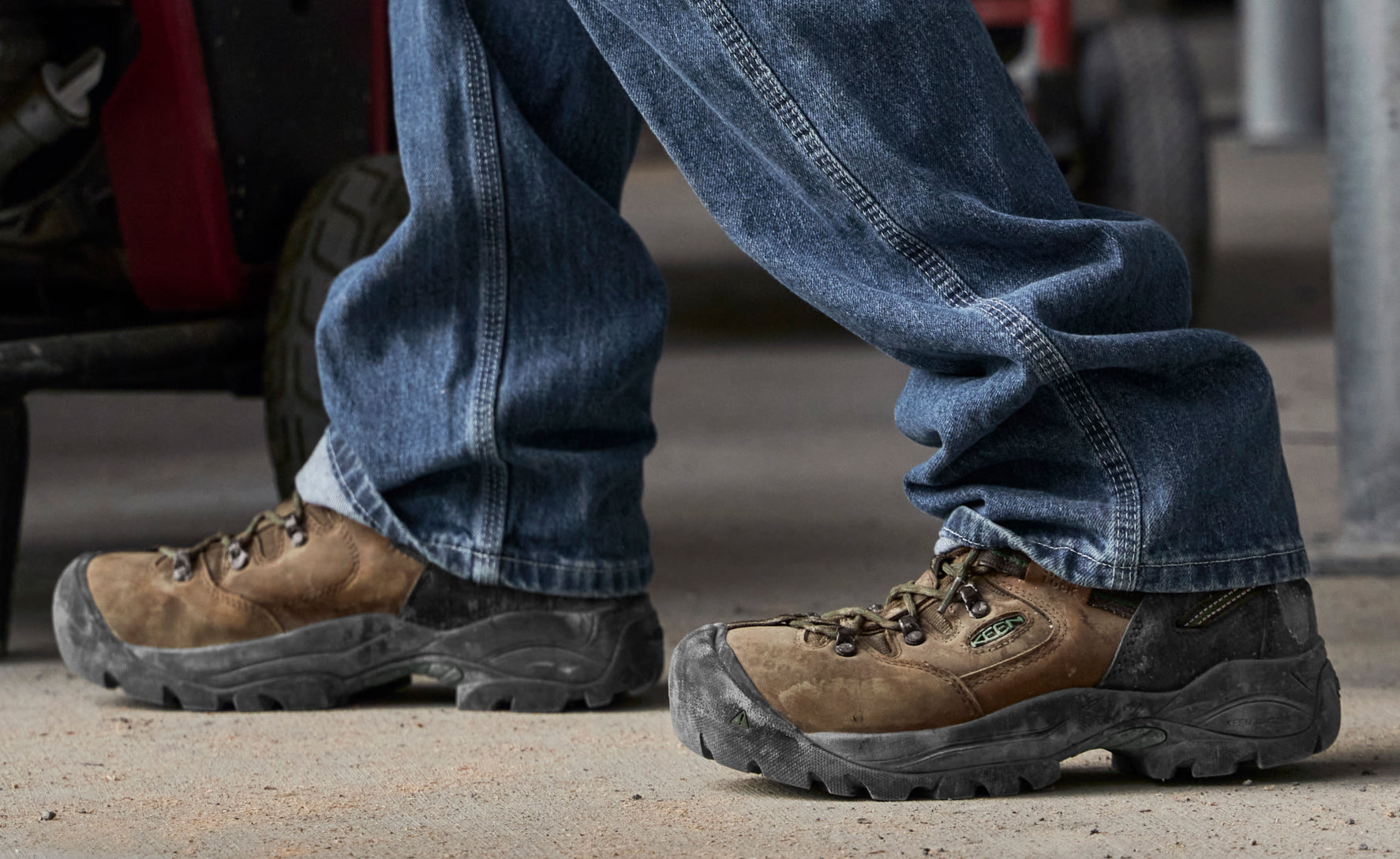 Men's Pittsburgh Energy 6 Waterproof Boot (Soft Toe)  |  Cascade Brown/Black - Image 7