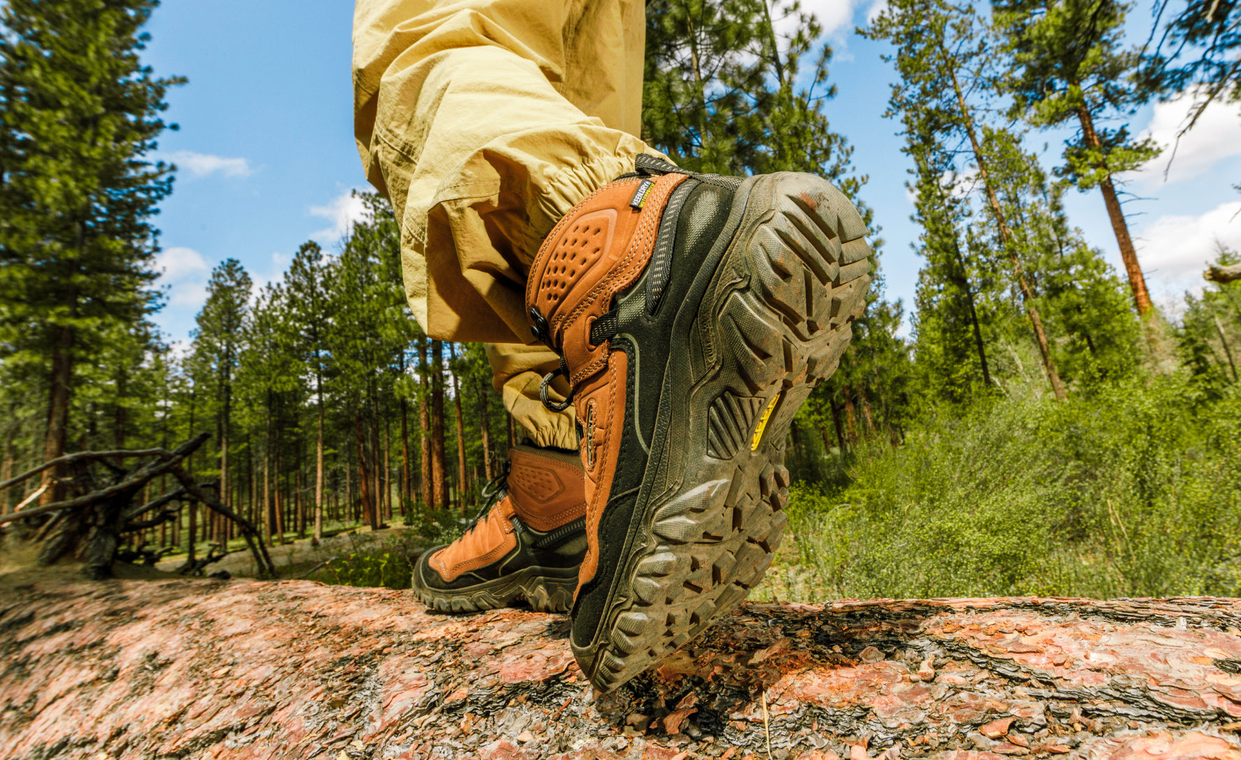 Men's Targhee IV Wide Waterproof Hiking Boot | Triple Black - Image 7