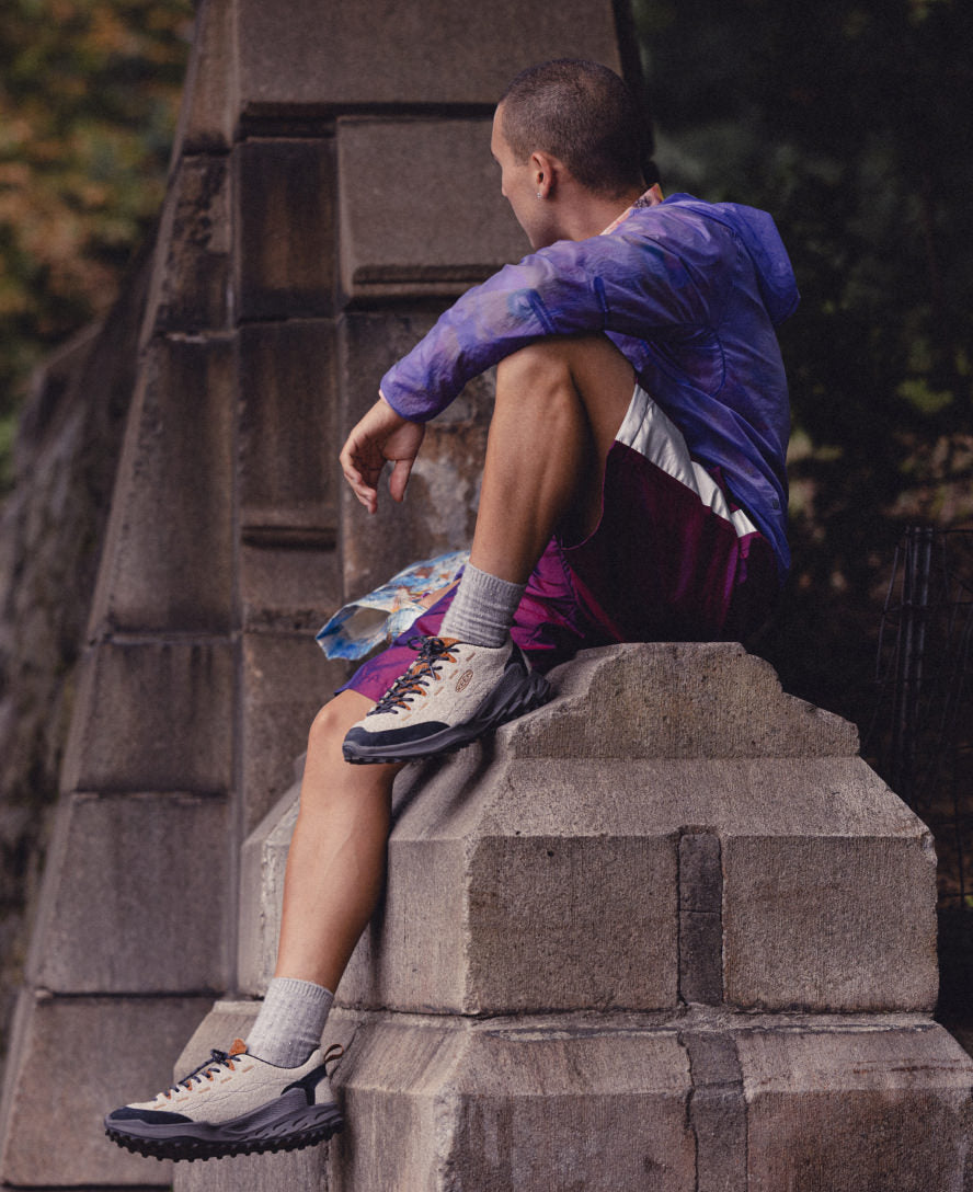 Men's Jasper Zionic Sneaker | Lemon Curry/Naval Academy - Image 8