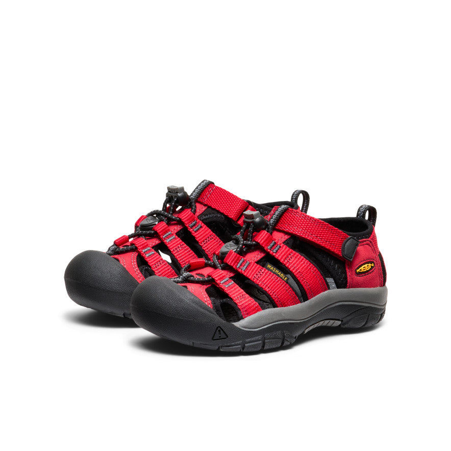 Little Kids' Newport H2 | Ribbon Red/Gargoyle - Image 3